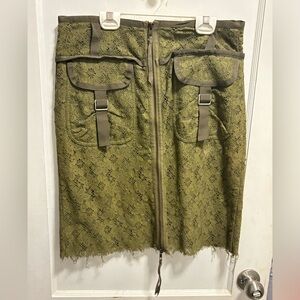 Vintage green skirt from London